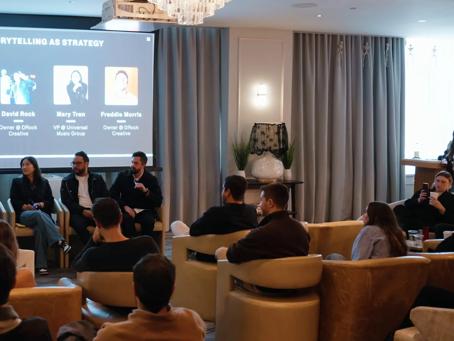 A corporate panel discussion hosted by Villion